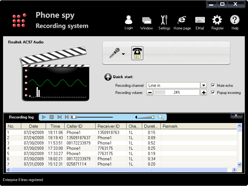 Phone spy